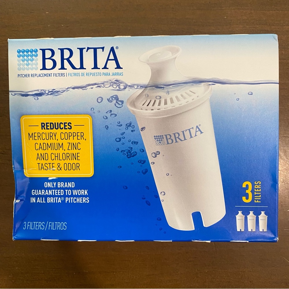 Brita Pitcher Replacement Filters 3Pack NWT Water Filter